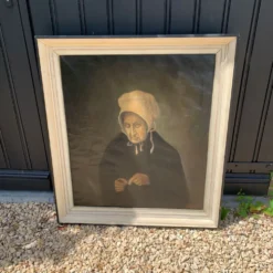 Portrait de dame signé 
