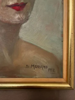 Portrait de femme, S. Mériano 1952