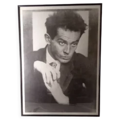 Portrait d'Egon Shiele,1914, photo d'Anton-Josef Trcka, affiche encadrée