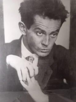 Portrait d'Egon Shiele,1914, photo d'Anton-Josef Trcka, affiche encadrée