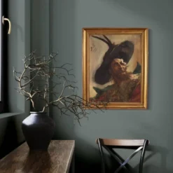 Portrait de pirate espagnol, peinture de 1895.
