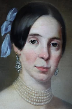 Portrait d'une dame du XIXe siècle