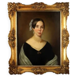 Portrait d'une dame du XIXe siècle