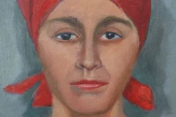 Portrait expressionniste d'une femme, Belgique 20e siècle