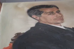 Portrait huile sur toile