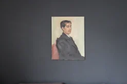 Portrait huile sur toile