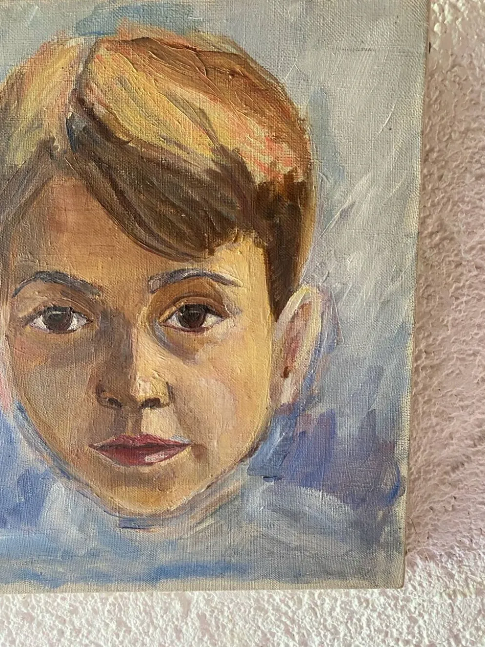 Portrait à l’huile ancienne