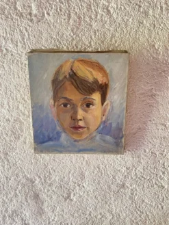 Portrait à l’huile ancienne