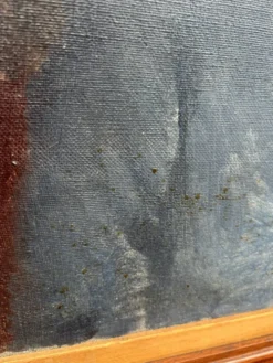 Portrait à l'huile d'une jeune femme par Jean Hynderick