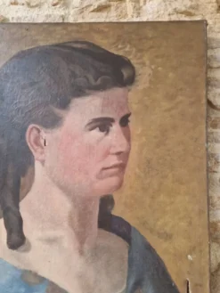 Portrait à l'huile, XIXème