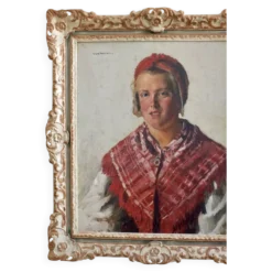 Portrait vintage d'une femme par Sam Uhrdin | Suède | Années 1920