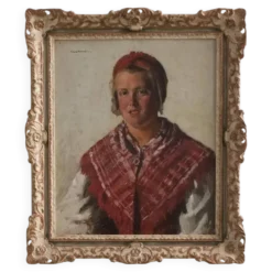 Portrait vintage d'une femme par Sam Uhrdin | Suède | Années 1920