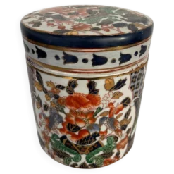 Pot / vide poche avec couvercle porcelaine chinois