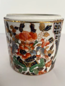 Pot / vide poche avec couvercle porcelaine chinois