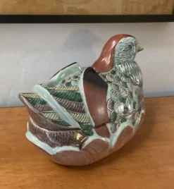Poule en céramique - boite