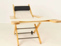 Prototype unique de chaise longue d'extérieur, probablement B&B Italia, Italie, années 1980