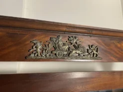 Psyché Empire 19e acajou et bronzes dores