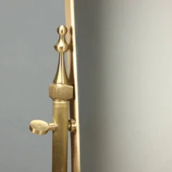 Psyché en laiton avec miroir inclinable