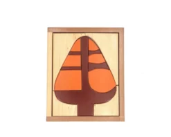 Puzzle graphique en bois 