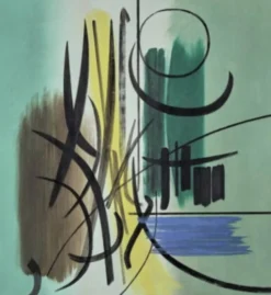 Quadrichromie de Hans hartung