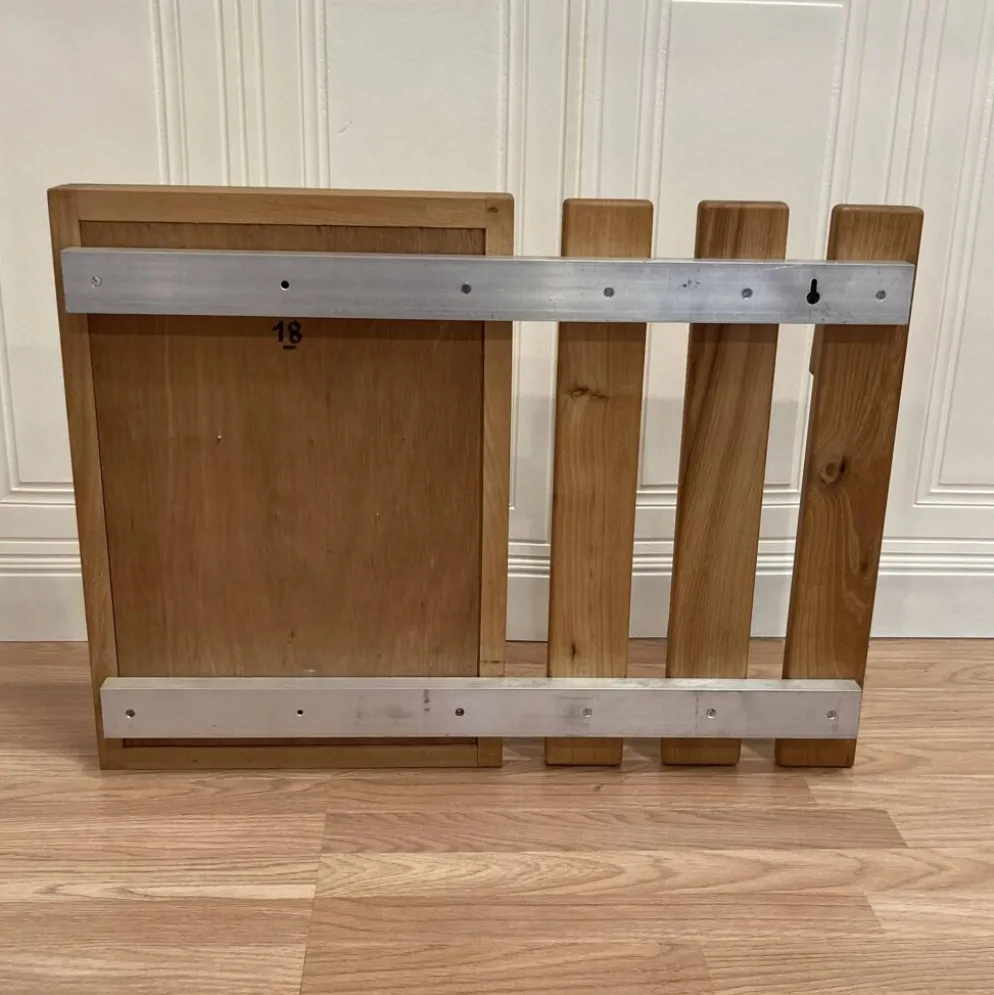 Rangement / miroir suspendu design scandinave 1960.