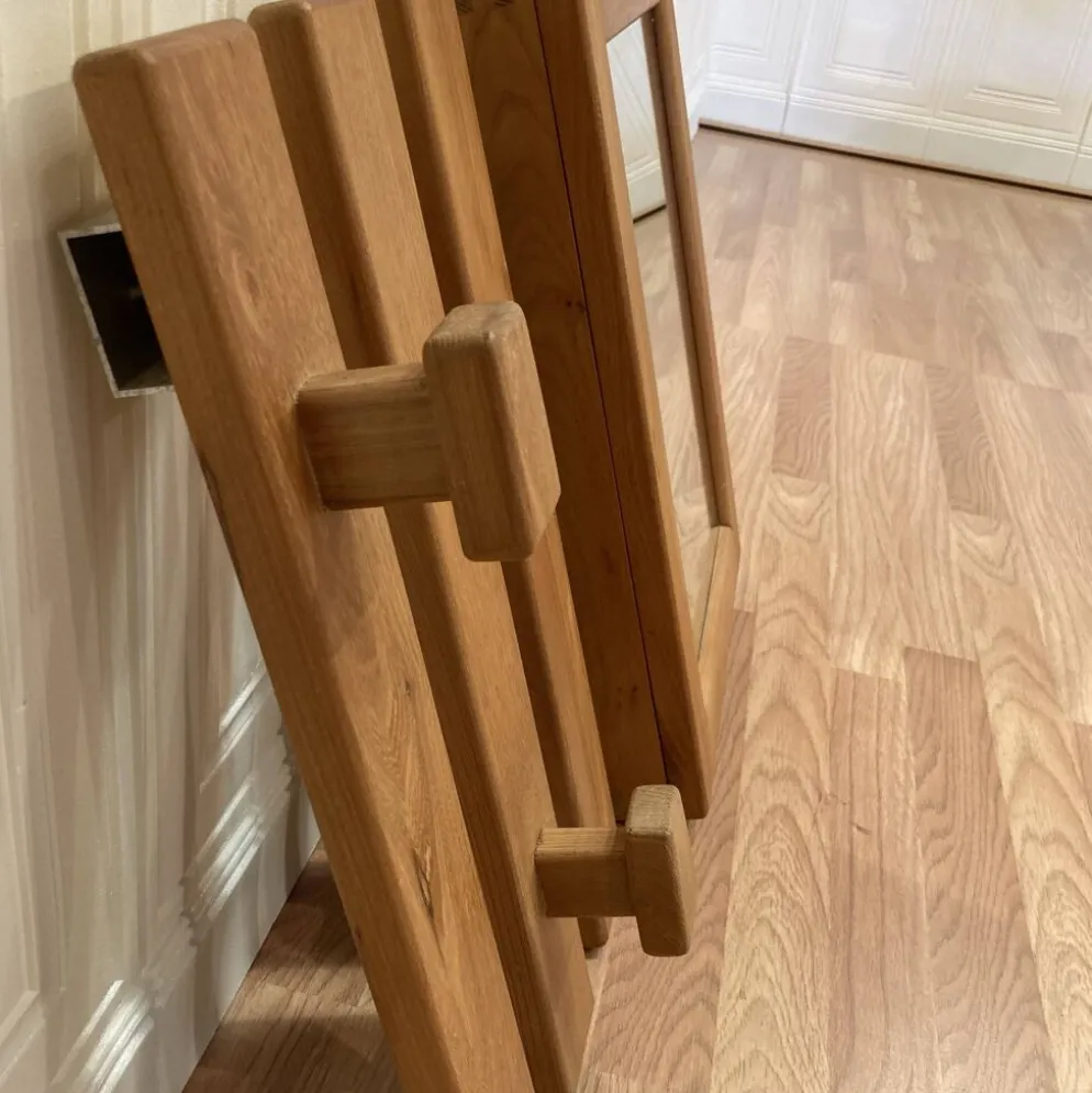 Rangement / miroir suspendu design scandinave 1960.