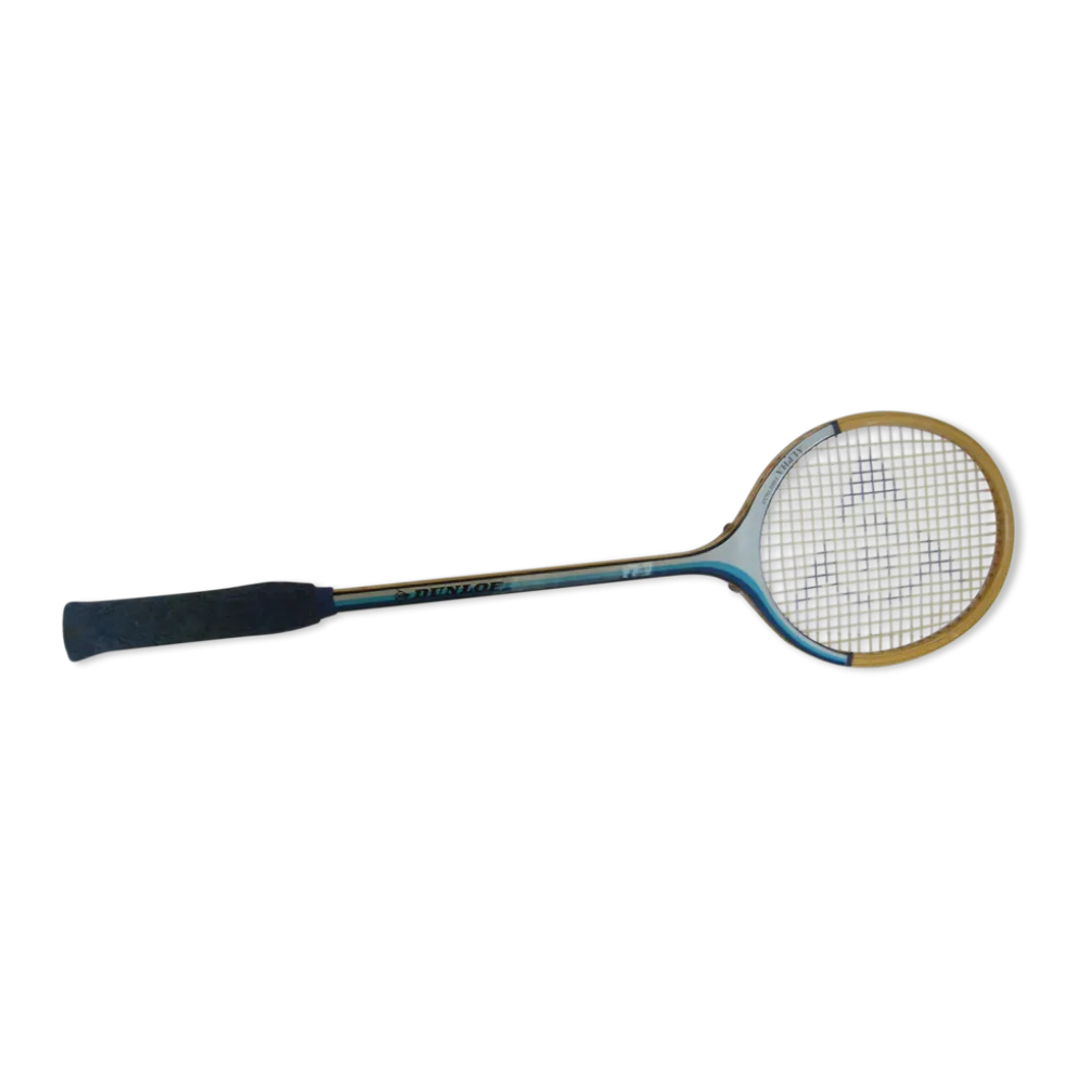 Raquette de squash Dunlop vintage en bois
