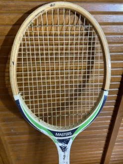 Raquette de tennis ancienne Dunlop master en bois