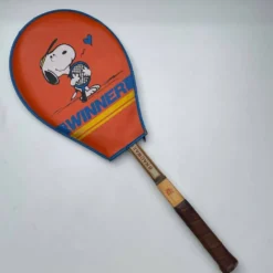 Raquette de tennis Snoopy John Newcombe