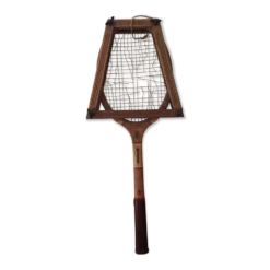 Raquette de tennis vintage avec cadre de maintien