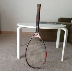 Raquette de tennis vintage Fischer années 70/80