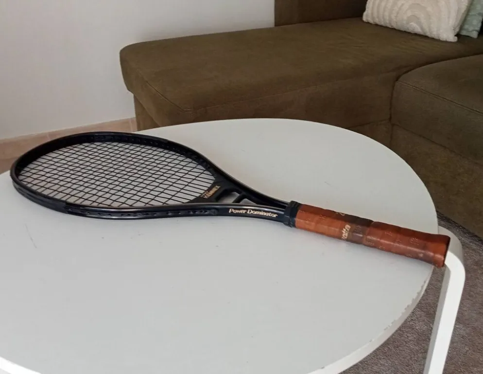 Raquette de tennis vintage Kennex Power Dominator années 80
