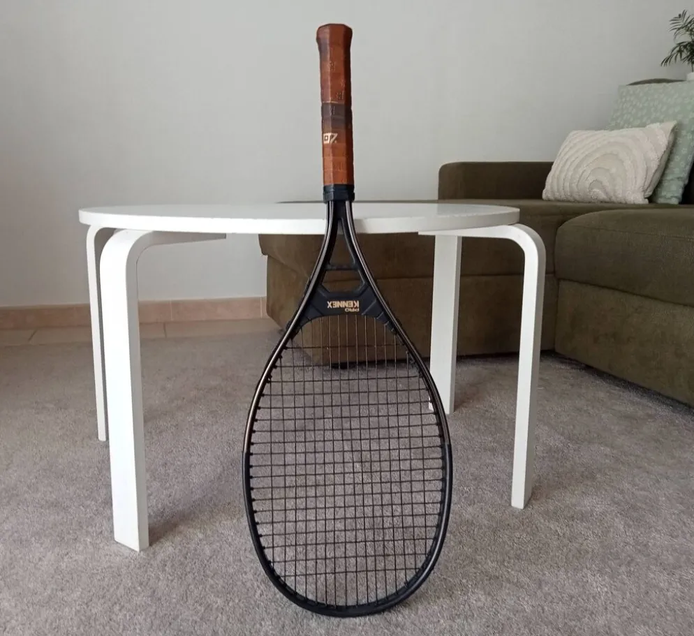 Raquette de tennis vintage Kennex Power Dominator années 80