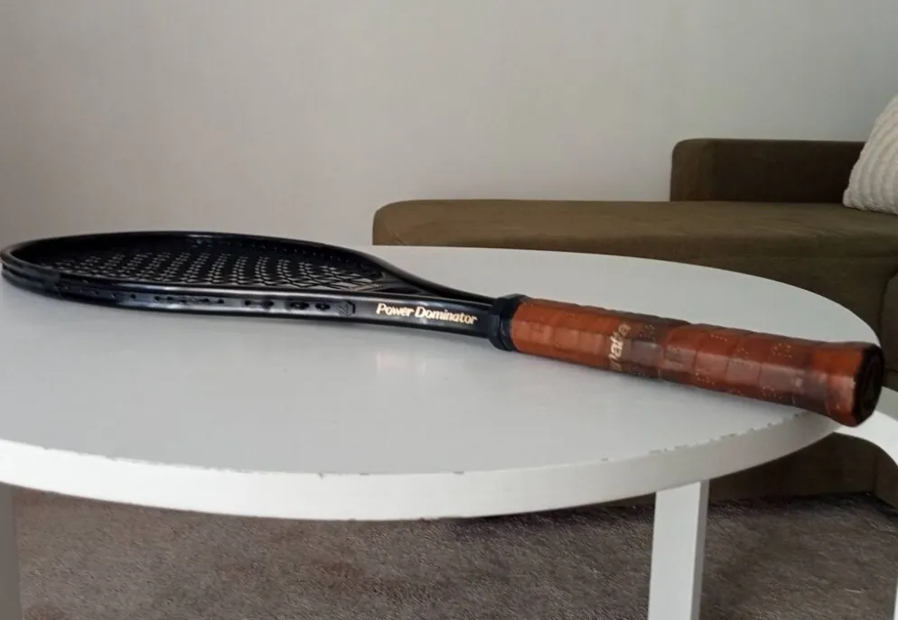 Raquette de tennis vintage Kennex Power Dominator années 80