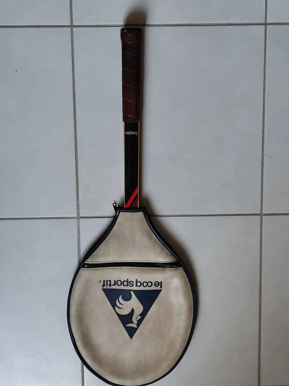 Raquette Le Coq Sportif modèle Scorpion "Endorsed by Roscoe Tanner"