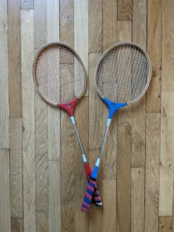 Raquettes de badminton vintages