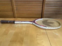 Raquette Tennis Ancienne ADIDAS Lady Bois + Housse COQ SPORTIF Vintage