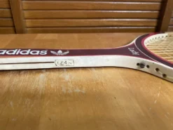 Raquette tennis ancienne adidas lady bois + housse vintage #e199