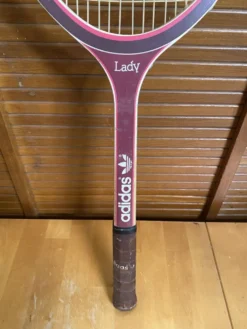 Raquette Tennis Ancienne ADIDAS Lady Bois Sport Vintage #E195