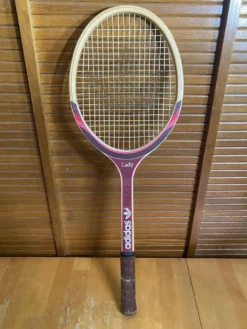 Raquette Tennis Ancienne ADIDAS Lady Bois Sport Vintage #E195