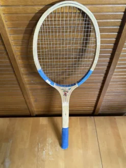 Raquette Tennis Ancienne Bois Sport Vintage