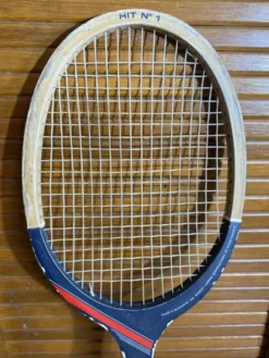 Raquette Tennis Ancienne DONNAY Hit N°1 Bois Sport Vintage #E225