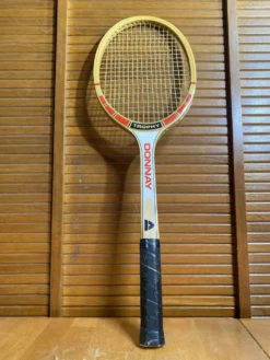 Raquette Tennis Ancienne DONNAY Trophy Bois Sport Vintage #E224