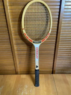 Raquette Tennis Ancienne DONNAY Trophy Bois Sport Vintage #E224
