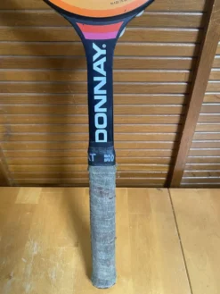 Raquette tennis ancienne donnay bjorn borg bois + housse vintage