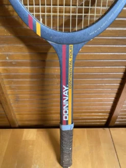Raquette tennis ancienne donnay continental four bois sport vintage #e