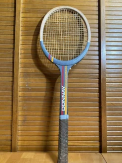 Raquette tennis ancienne donnay continental four bois sport vintage #e