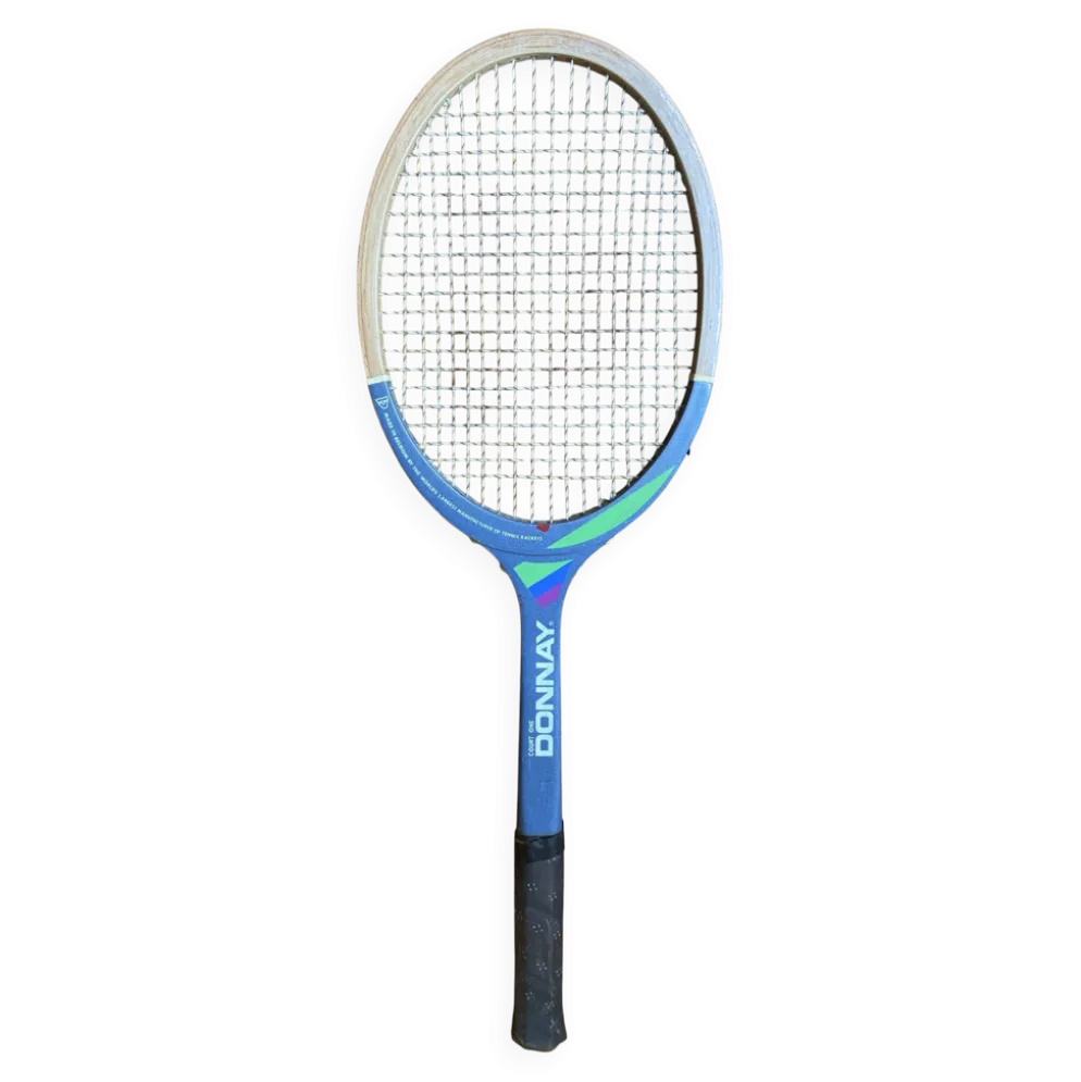 Raquette tennis ancienne donnay court one bois sport vintage