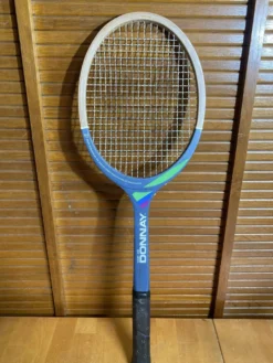 Raquette tennis ancienne donnay court one bois sport vintage