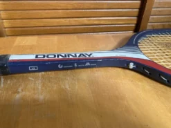 Raquette Tennis Ancienne DONNAY GLM 27 Bois + Housse Sport Vintage #E2
